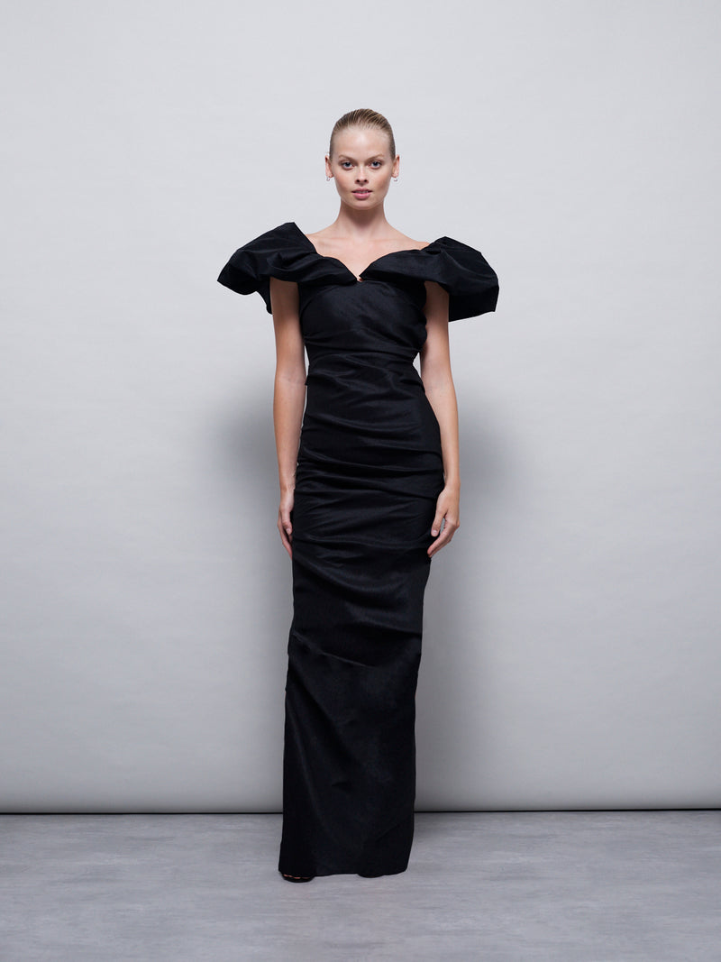 FREY GOWN - BLACK – Rachel Gilbert